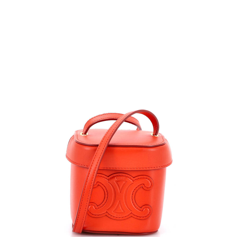 Celine Small Cuir Triomphe Box Bag Leather